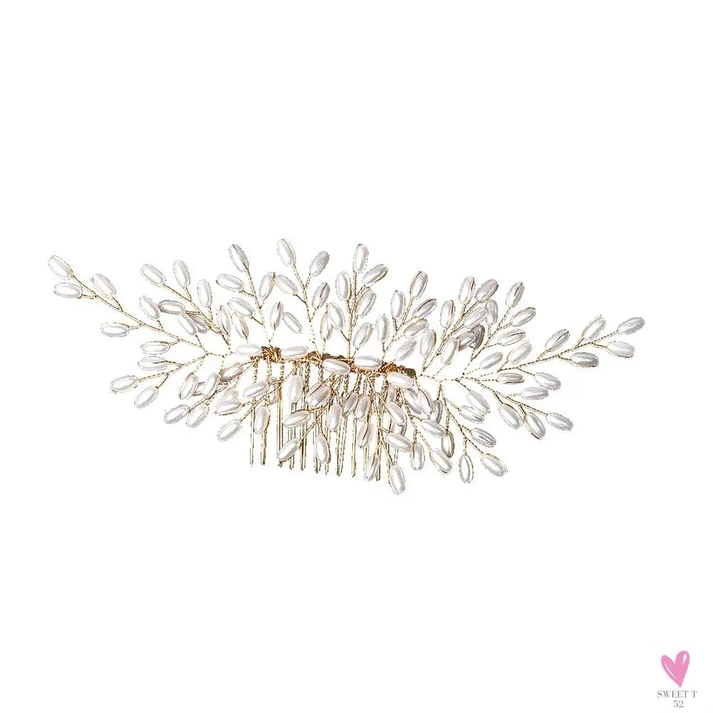Elegant Hair Pins or Combs for Special Occasions, Weddings and Festivals for Women & Girls-hair accessories-SWEET T 52