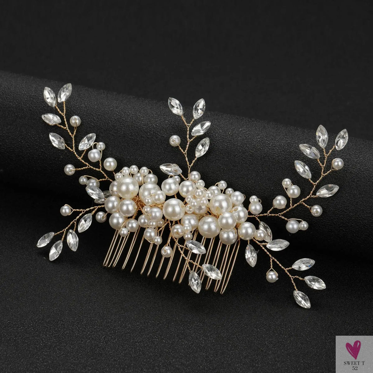 Elegant Hair Pins or Combs for Special Occasions, Weddings and Festivals for Women & Girls-hair accessories-SWEET T 52