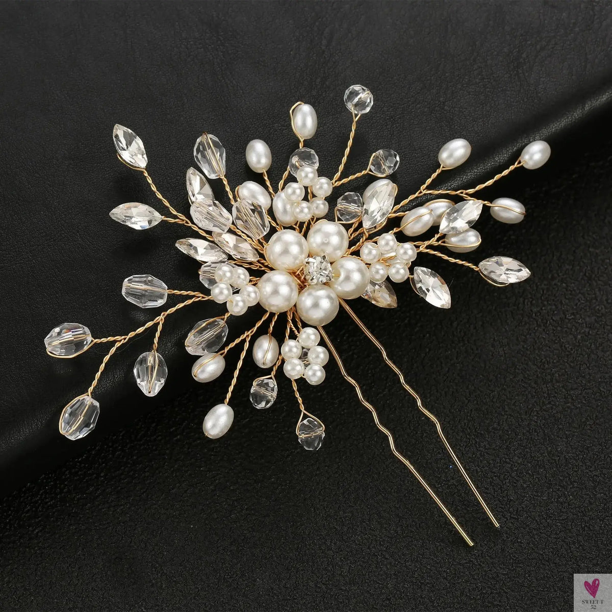 Elegant Hair Pins or Combs for Special Occasions, Weddings and Festivals for Women & Girls-hair accessories-SWEET T 52