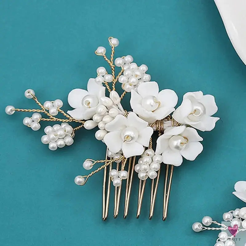 Elegant Hair Pins or Combs for Special Occasions, Weddings and Festivals for Women & Girls-hair accessories-SWEET T 52