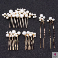 Elegant Hair Pins or Combs for Special Occasions, Weddings and Festivals for Women & Girls-hair accessories-SWEET T 52