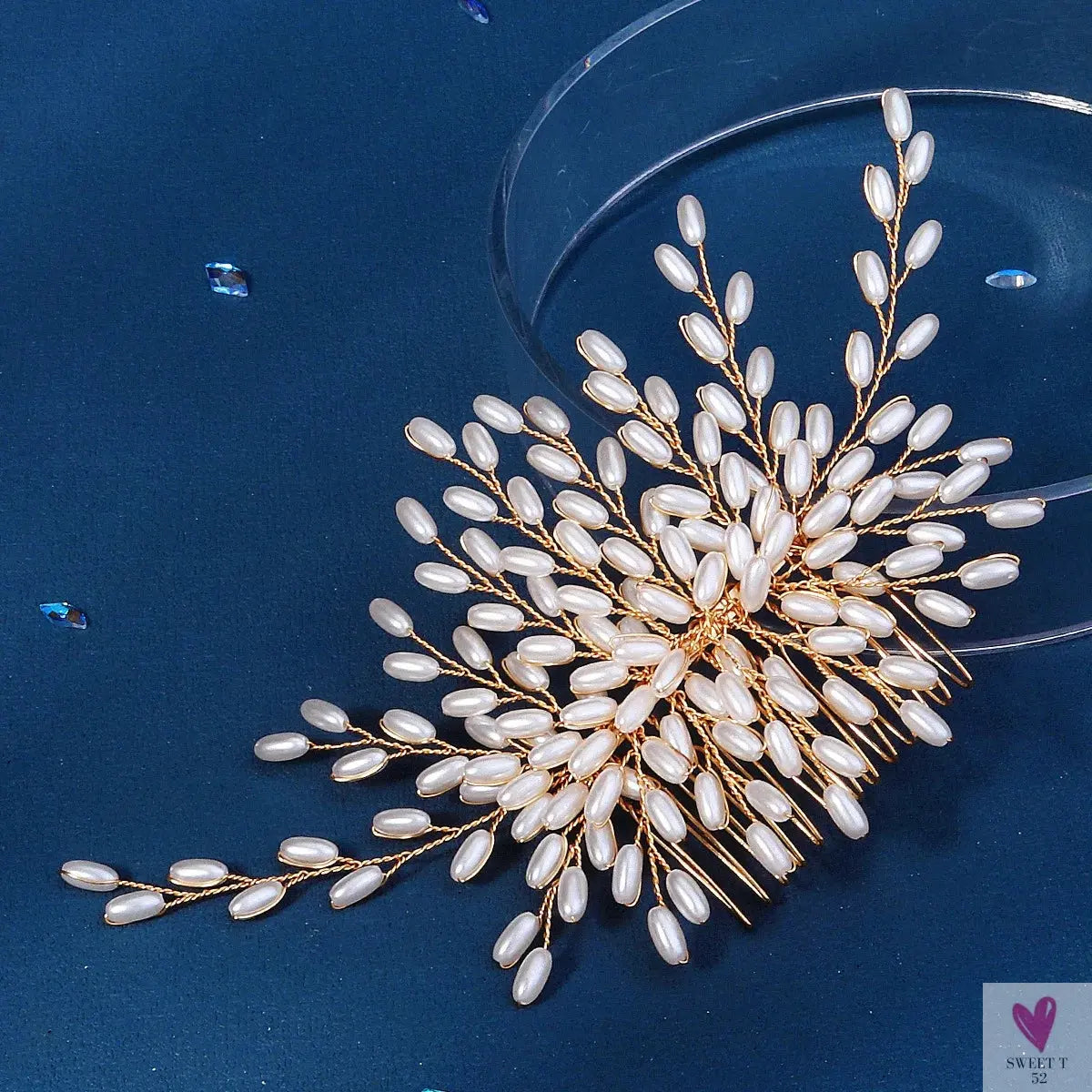 Elegant Hair Pins or Combs for Special Occasions, Weddings and Festivals for Women & Girls-hair accessories-SWEET T 52