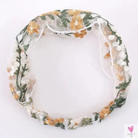 Elegant Lace Headbands for Women & Girls, Fashion Embroidery, Elastic Ribbon Hair Hoops, Non-slip Hair Bands-Headbands-SWEET T 52