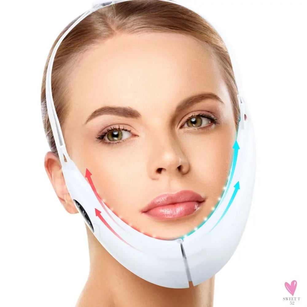 Face Lifter V-Line Belt - 5 Modes LED Photon Therapy, Face Slimming Vibration, and Massager-Beauty-SWEET T 52