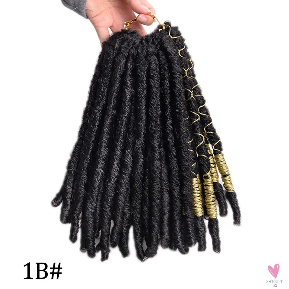 Faux Locs Crochet Hair, Natural Hair Extensions, Synthetic Crochet Braiding Hair, Dreadlocks with Colored Line SWEET T 52