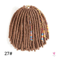 Faux Locs Crochet Hair, Natural Hair Extensions, Synthetic Crochet Braiding Hair, Dreadlocks with Colored Line SWEET T 52
