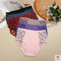 Female Physiological Pants Leak Proof Briefs Wave Point Women Underwear Health Seamless Briefs Period Menstrual Sweet T 52