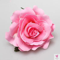 Flamenco Flowers For Hair DIY Headdress For Bridal Flocking Cloth Red Rose Flower Hairpin Hair Clip Party Hair Accessories SWEET T 52