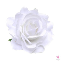 Flamenco Flowers For Hair DIY Headdress For Bridal Flocking Cloth Red Rose Flower Hairpin Hair Clip Party Hair Accessories SWEET T 52