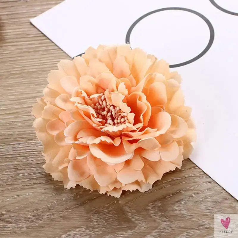 Flamenco Flowers For Hair DIY Headdress For Bridal Flocking Cloth Red Rose Flower Hairpin Hair Clip Party Hair Accessories SWEET T 52