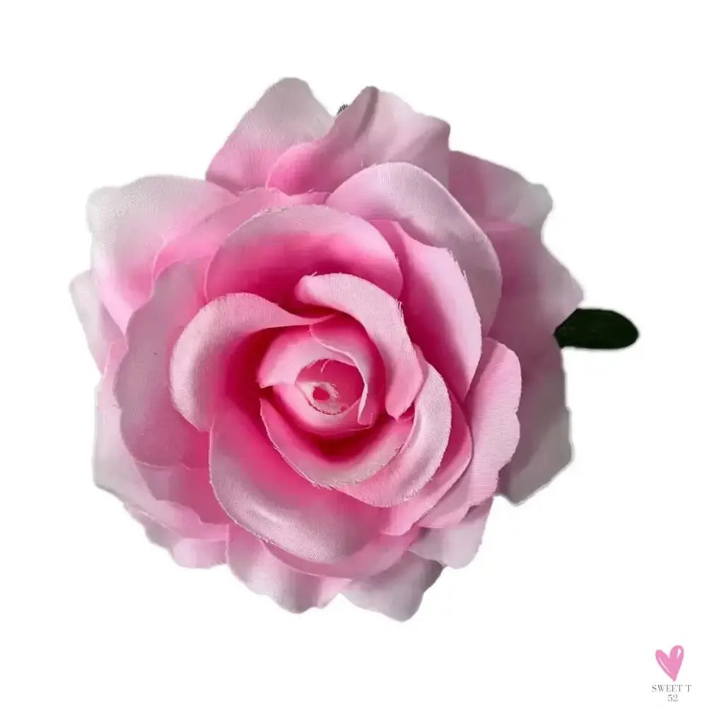 Flamenco Flowers For Hair DIY Headdress For Bridal Flocking Cloth Red Rose Flower Hairpin Hair Clip Party Hair Accessories SWEET T 52