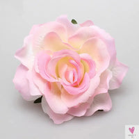 Flamenco Flowers For Hair DIY Headdress For Bridal Flocking Cloth Red Rose Flower Hairpin Hair Clip Party Hair Accessories SWEET T 52