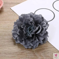 Flamenco Flowers For Hair DIY Headdress For Bridal Flocking Cloth Red Rose Flower Hairpin Hair Clip Party Hair Accessories SWEET T 52