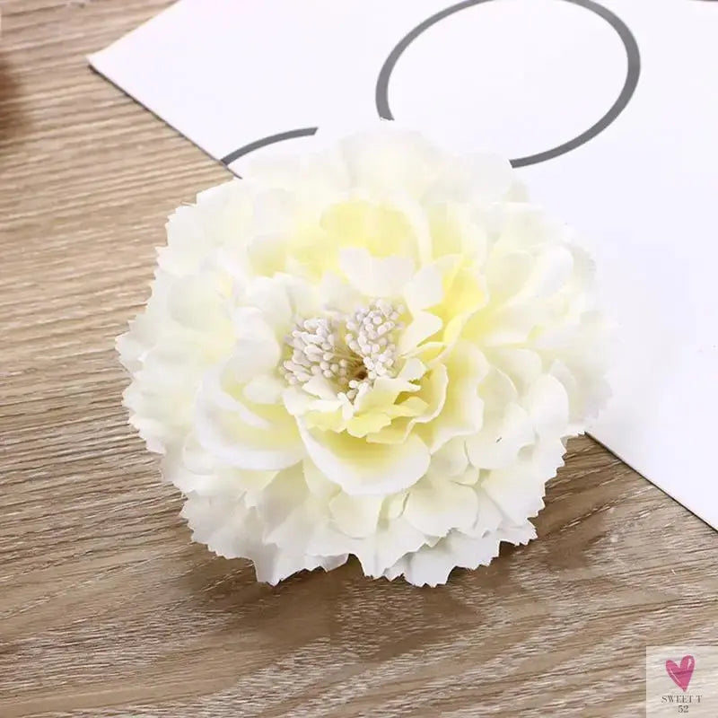 Flamenco Flowers For Hair DIY Headdress For Bridal Flocking Cloth Red Rose Flower Hairpin Hair Clip Party Hair Accessories SWEET T 52