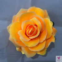 Flamenco Flowers For Hair DIY Headdress For Bridal Flocking Cloth Red Rose Flower Hairpin Hair Clip Party Hair Accessories SWEET T 52