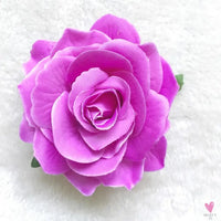 Flamenco Flowers For Hair DIY Headdress For Bridal Flocking Cloth Red Rose Flower Hairpin Hair Clip Party Hair Accessories SWEET T 52