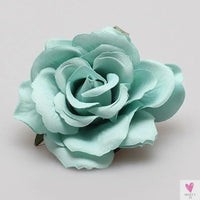 Flamenco Flowers For Hair DIY Headdress For Bridal Flocking Cloth Red Rose Flower Hairpin Hair Clip Party Hair Accessories SWEET T 52