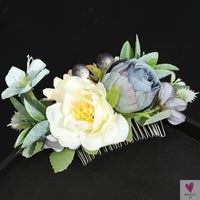 Floral Hair Combs for Summer Weddings, Festivals, Concerts, Holidays - Hair Accessoires for Women & Girlsl-hair accessories-SWEET T 52