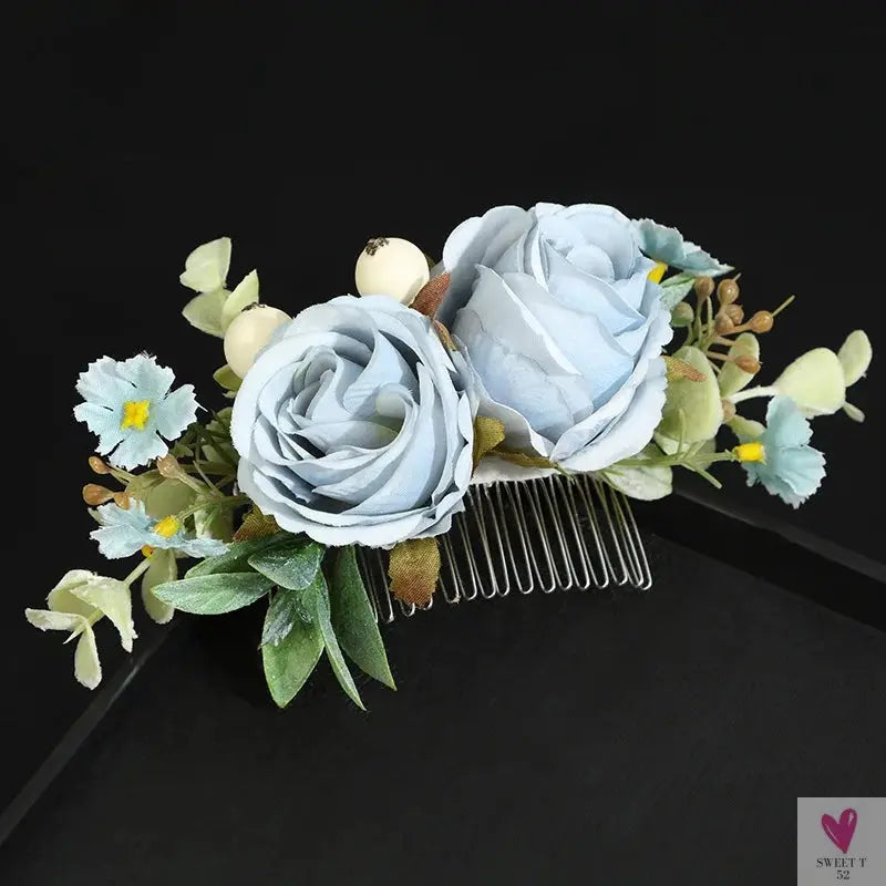 Floral Hair Combs for Summer Weddings, Festivals, Concerts, Holidays - Hair Accessoires for Women & Girlsl-hair accessories-SWEET T 52