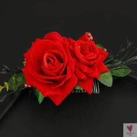 Floral Hair Combs for Summer Weddings, Festivals, Concerts, Holidays - Hair Accessoires for Women & Girlsl-hair accessories-SWEET T 52