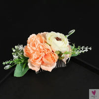 Floral Hair Combs for Summer Weddings, Festivals, Concerts, Holidays - Hair Accessoires for Women & Girlsl-hair accessories-SWEET T 52