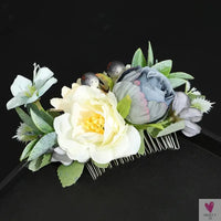 Floral Hair Combs for Summer Weddings, Festivals, Concerts, Holidays - Hair Accessoires for Women & Girlsl-hair accessories-SWEET T 52