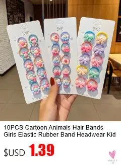 Girl's Colorful Ponytail Wig Headbands - Rubber Bands Headwear - Kids Hair Accessories/Hair Ornament-hair accessories-SWEET T 52