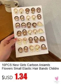 Girl's Colorful Ponytail Wig Headbands - Rubber Bands Headwear - Kids Hair Accessories/Hair Ornament-hair accessories-SWEET T 52