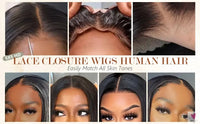 Glueless Bob Wigs Human Hair Pre Plucked Pre Cut P1b/27 5x5 HD Lace Closure Blonde Highlight Ombre Lace Front Human Hair Wigs Sweet T 52