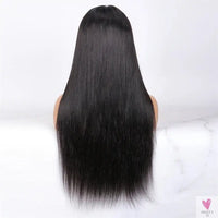 Glueless HD Lace Front Brazilian Remy Human Hair Wigs, Pre-Cut 7X5 Straight for Women, Transparent Lace Sweet T 52