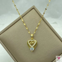 Gold Color Necklace for Women & Girls - Zircon Jewelry Pendant Necklace in Stainless Steel, Many Designs-Necklace-SWEET T 52