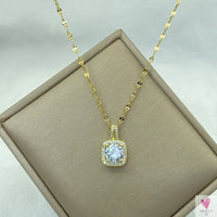 Gold Color Necklace for Women & Girls - Zircon Jewelry Pendant Necklace in Stainless Steel, Many Designs-Necklace-SWEET T 52