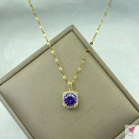 Gold Color Necklace for Women & Girls - Zircon Jewelry Pendant Necklace in Stainless Steel, Many Designs-Necklace-SWEET T 52