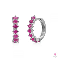 Gold Filled Stud Earrings For Women & Girls - Ear Cuffs, Colorful Zircon Dangle Hoop Earrings, Fashion, Party Jewelry-Earrings-SWEET T 52