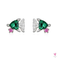 Gold Filled Stud Earrings For Women & Girls - Ear Cuffs, Colorful Zircon Dangle Hoop Earrings, Fashion, Party Jewelry-Earrings-SWEET T 52