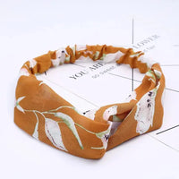 Bohemian Criss-Cross Elastic Hair Bands - Knot Headbands for Women & Girls - Bandana Girls Striped Hairwear-Headbands-SWEET T 52