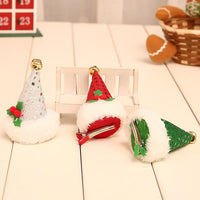 2025 New Christmas Hair Clip - Christmas Tree Hat Headwear, Hair Accessory for Women, Holiday Party Decoration