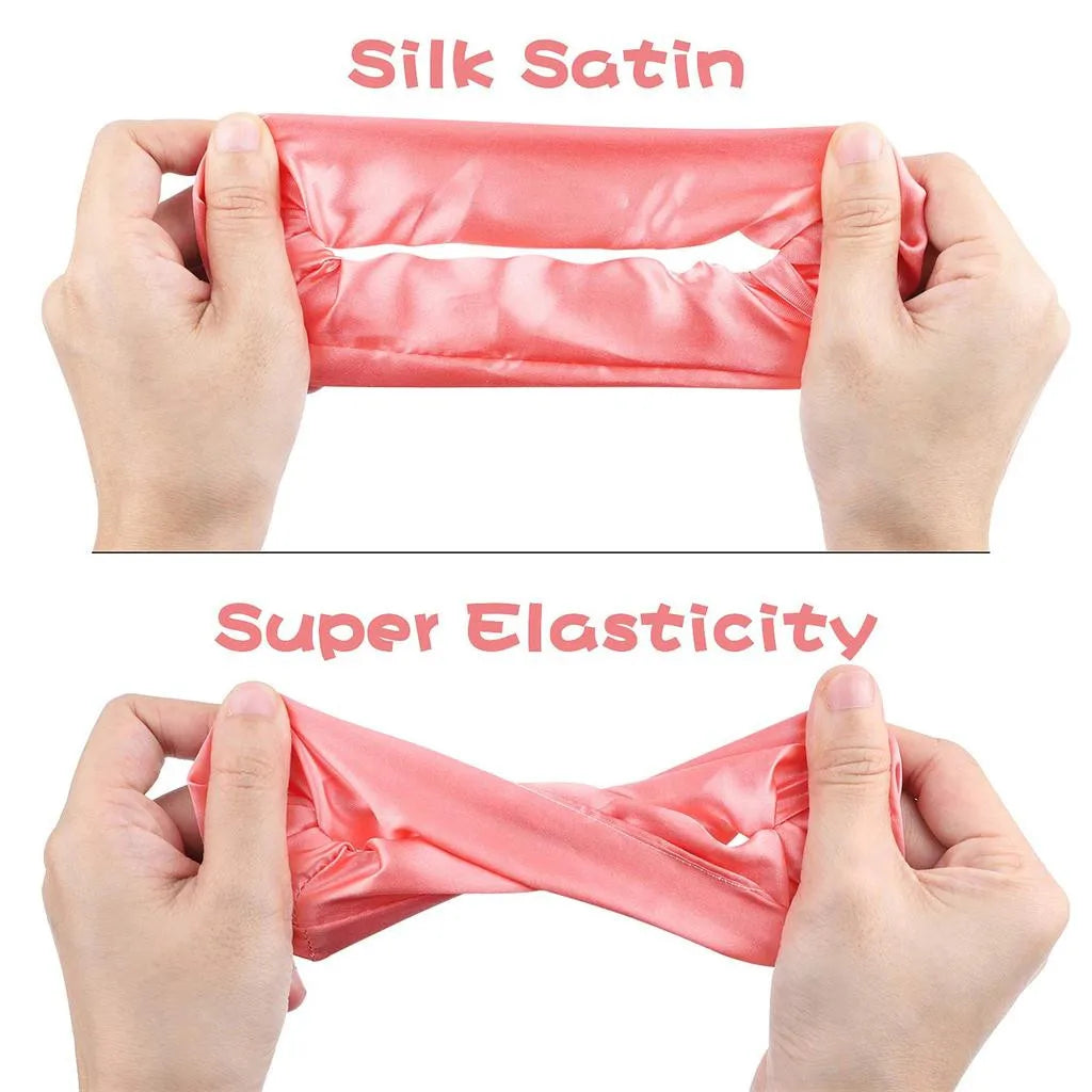 Satin Scrunchies, 60 Pack