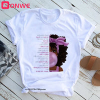 Beautiful African Lady Women T-shirt Girl Sisters Black Lives Matter Funny 90S Print Tops Tee,Drop Ship SWEET T 52