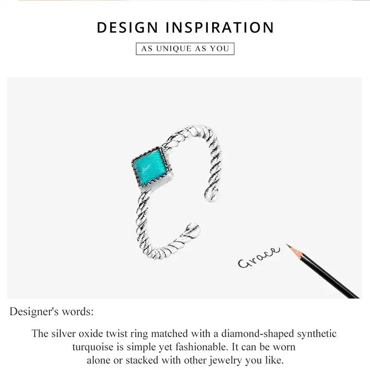 925 Sterling Silver Open Adjustable Rings for Women & Girls. Wedding, Engagement, Anniversary or Gift Rings-ring-SWEET T 52