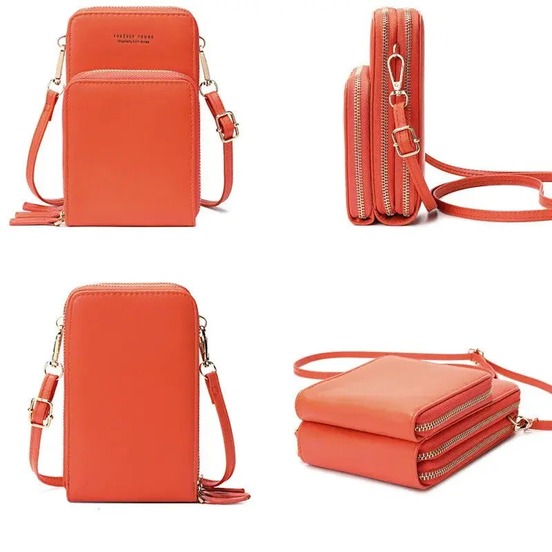 Women's Casual Stylish - Large Capacity, Cell Phone, Wallet, Card Holder, Clutch or Shoulder Bag