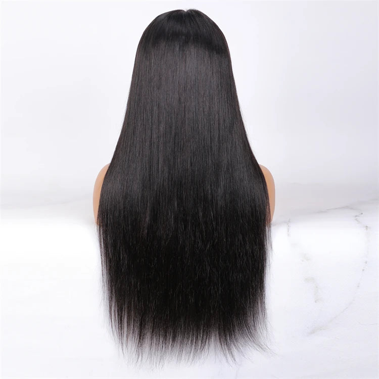 Wholesale Partingmax Glueless HD Lace Front Brazilian Remy Human Hair Wigs Pre-Cut 7X5 Straight for Black Women Transparent Lace Sweet T 52