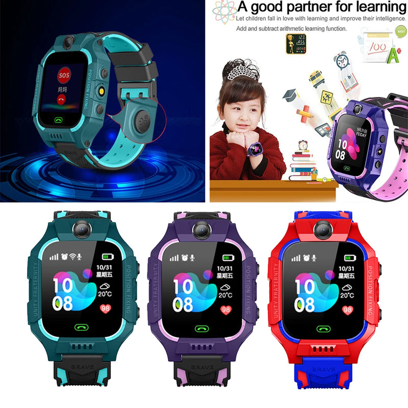 Children's Smart Watch - IP67 Deep Waterproof, GPS Tracker, Camera, SOS Call, Location, Reminder, Anti-Lost Watch-smart watch-SWEET T 52