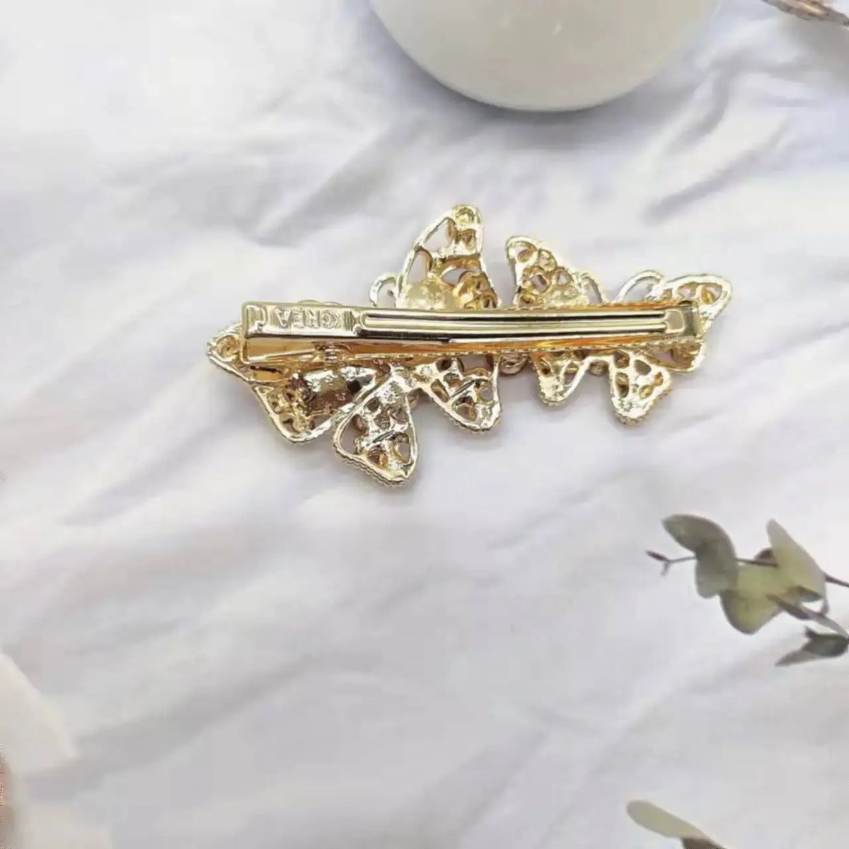 Retro Full Diamond Hairpins for Women & Girls. Fashion Hairpins, Rhinestone Hair Accessories, Butterfly Hairpins - SWEET T 52