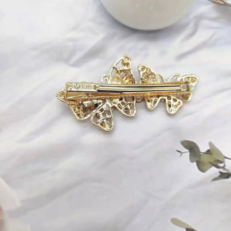 Retro Full Diamond Hairpins for Women & Girls. Fashion Hairpins, Rhinestone Hair Accessories, Butterfly Hairpins