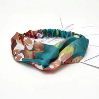 Bohemian Criss-Cross Elastic Hair Bands - Knot Headbands for Women & Girls - Bandana Girls Striped Hairwear-Headbands-SWEET T 52