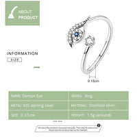 925 Sterling Silver Open Adjustable Rings for Women & Girls. Wedding, Engagement, Anniversary or Gift Rings-ring-SWEET T 52