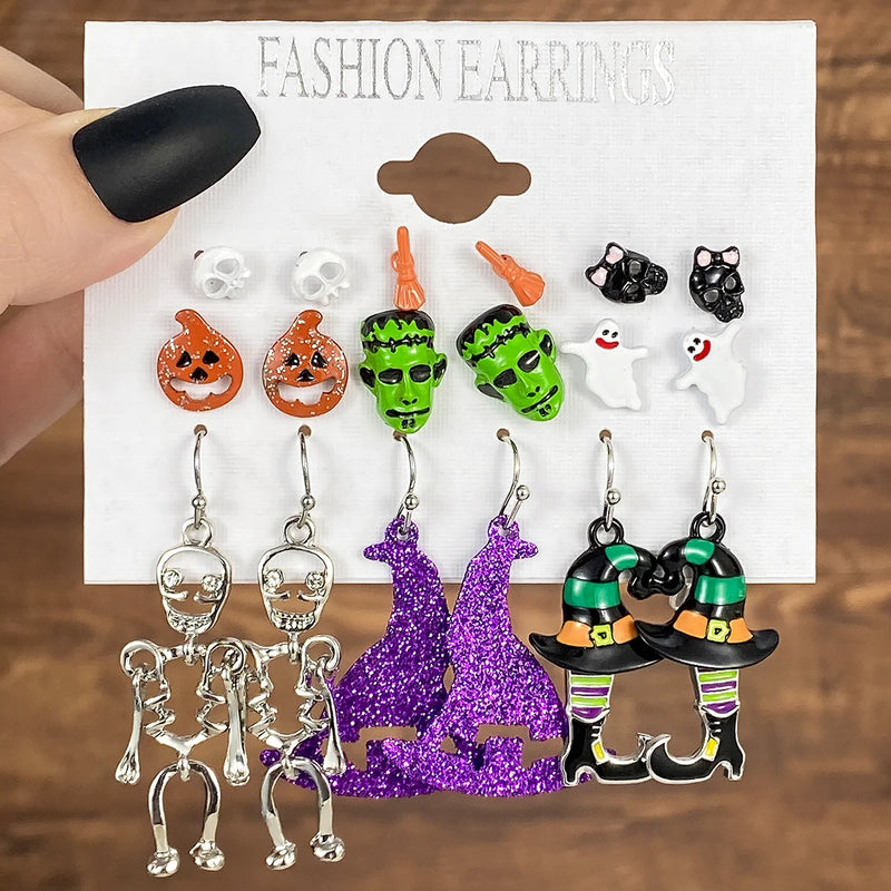Christmas Festival or Gift Earrings for Women. Snowflake/Socks/Christmas Tree/Santa Claus/Wreath