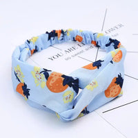 Bohemian Criss-Cross Elastic Hair Bands - Knot Headbands for Women & Girls - Bandana Girls Striped Hairwear-Headbands-SWEET T 52
