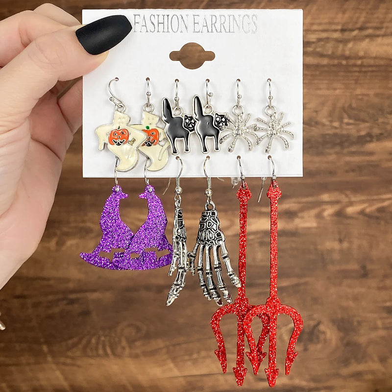 Christmas Festival or Gift Earrings for Women. Snowflake/Socks/Christmas Tree/Santa Claus/Wreath